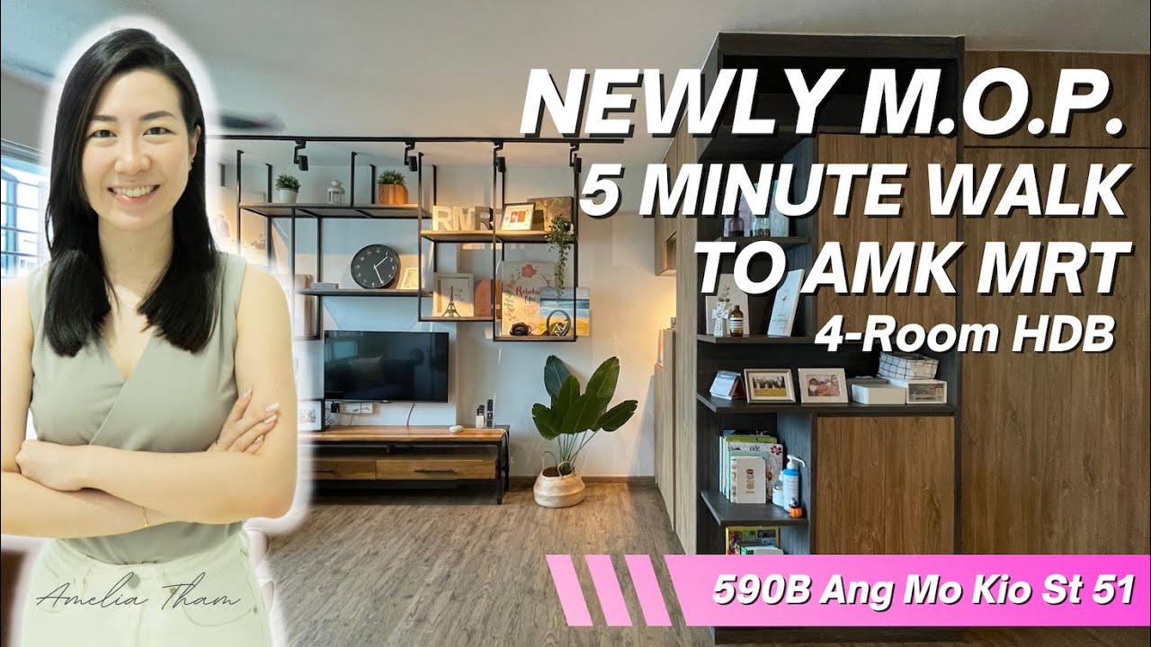 New 5-Year M.O.P. 4-Room HDB For Sale | 590B Ang Mo Kio