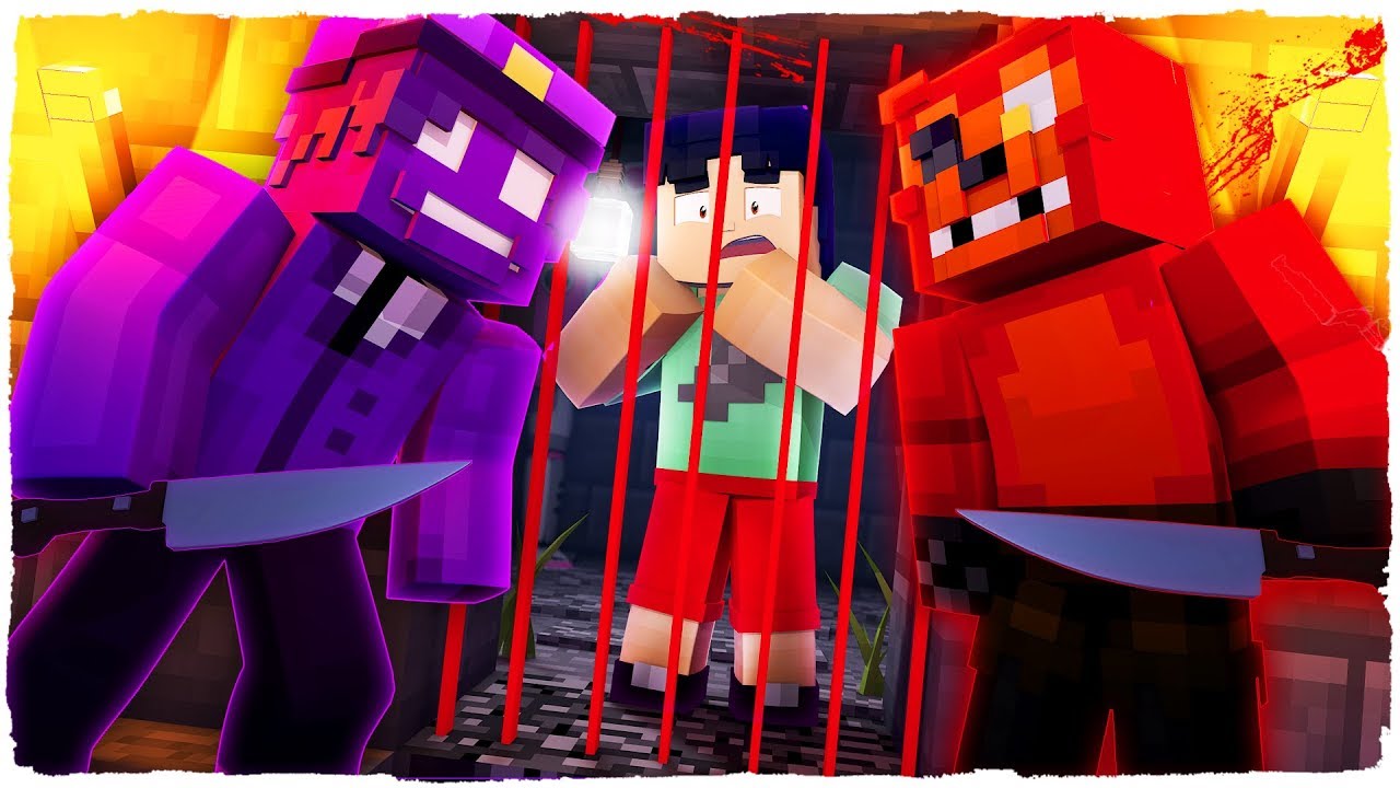 Minecraft - FNAF Prison - PURPLE GUY WANTS TO KILL ME!