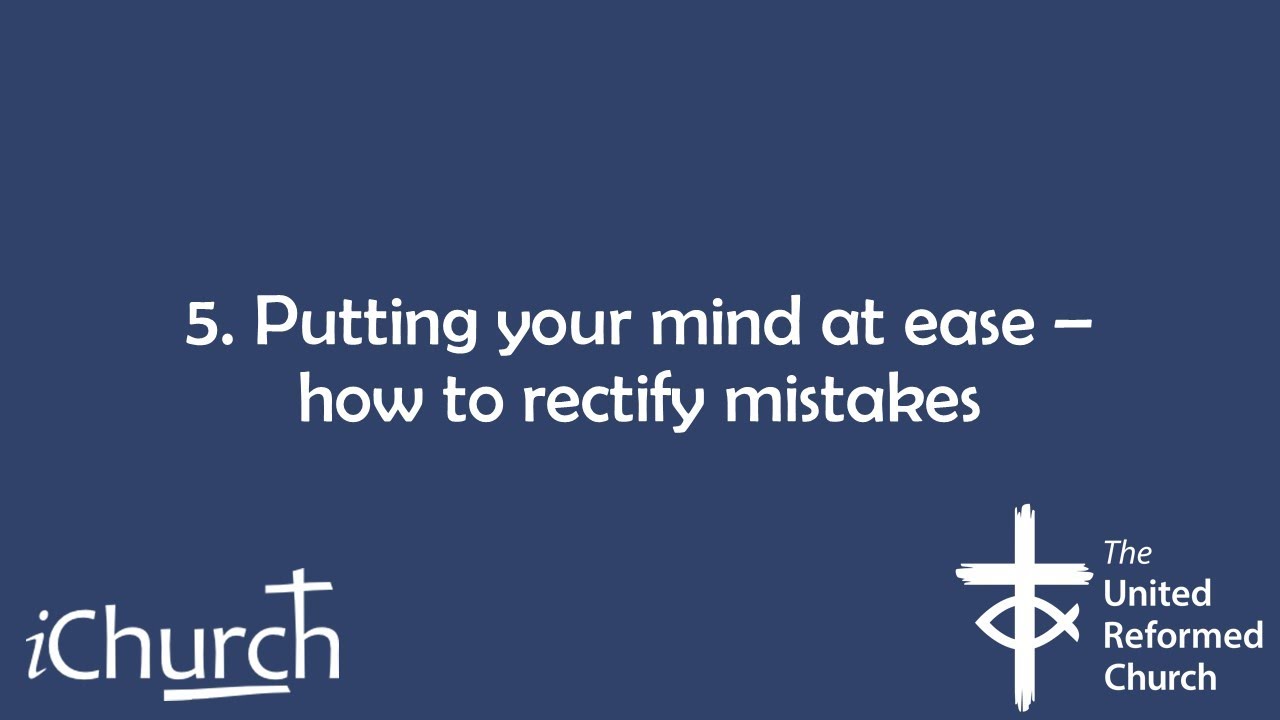 iChurch Tutorials - 5. Rectifying Mistakes - YouTube