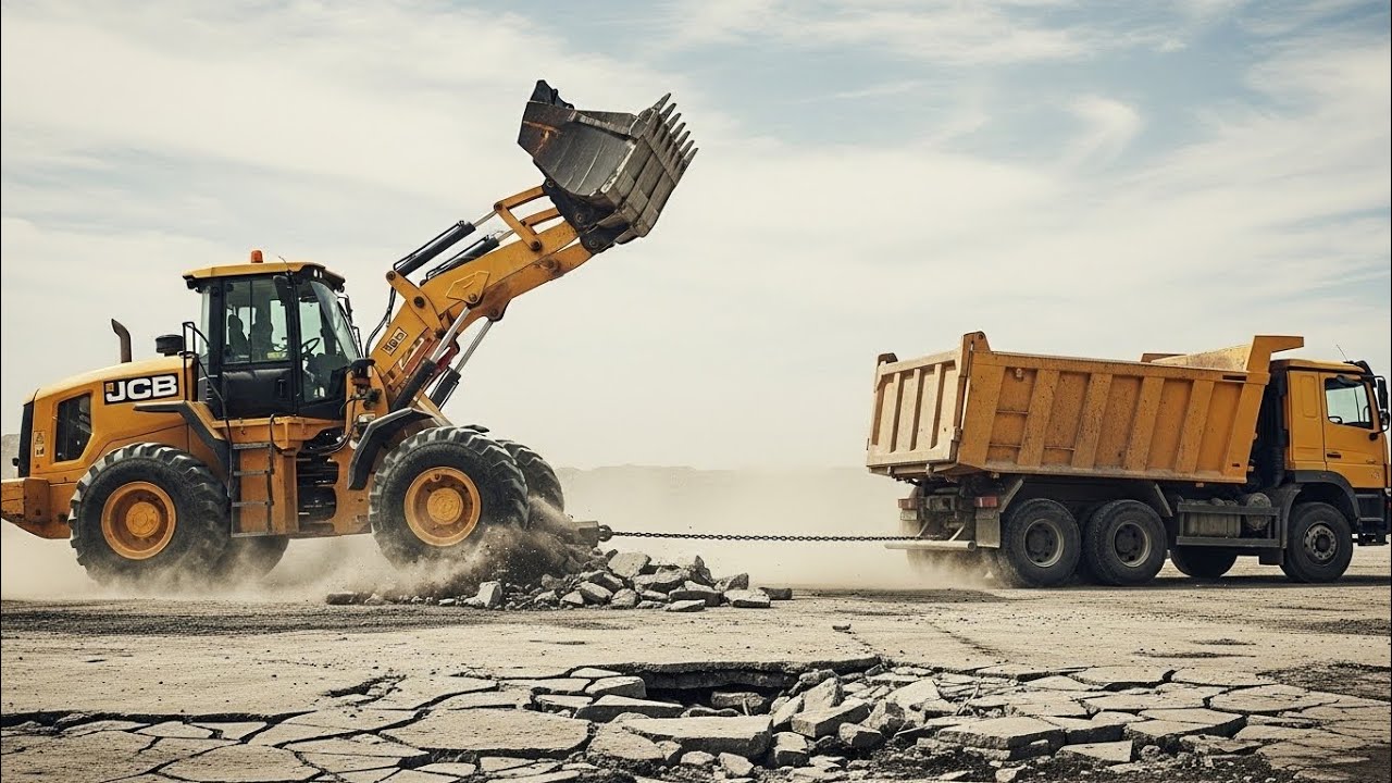 JCB 3DX BACKHO IN ACTION!