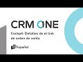 CRM One - Cockpit:Factores criticos (Detalles del link de orden de venta) - Español