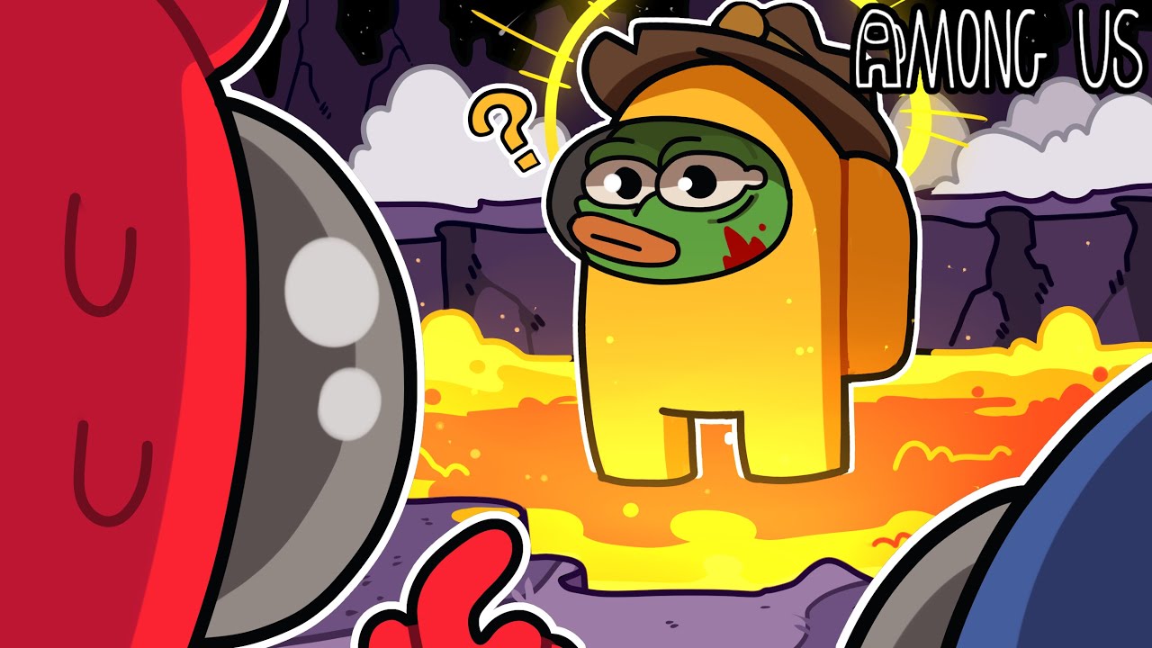 JIHI SURVIVED THE LAVA!? Among Us YouTube