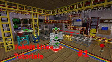 Tekkit Lite Tutorial #1 - Transport Pipes