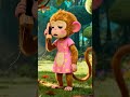 ஐந்து சின்ன குரங்குகள் - Five Little Monkeys | Tamil Nursery Rhymes for kids | Galatta Kids | Shorts