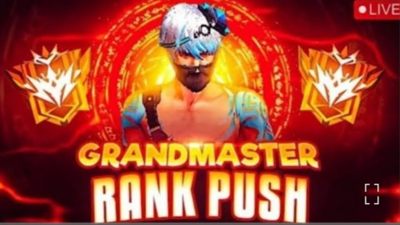 Free Fire Top 1 GrandMaster Rank Push Live ! - YouTube