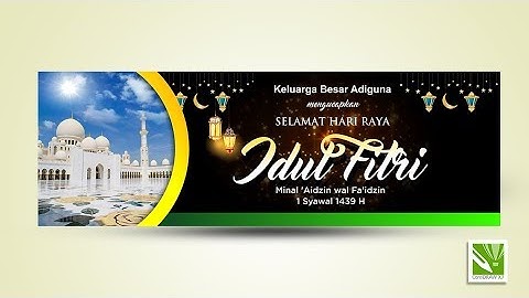Cara membuat banner idul fitri di coreldraw x7