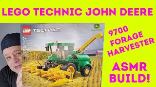 [ASMR] LEGO Technic John Deere 9700 Forage Harvester Whisper Build For Rest and Relax. Set #42168.