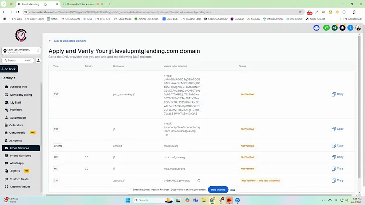 How to Set Up a Dedicated Email Sending Domain in GoHighLevel (Improve Deliverability!)