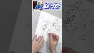 Dibujando a Tom y Jerry. Por Claudio Marquez #parati #viral #dibujando #dibujar