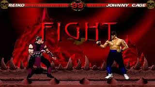 Mortal Kombat Bloodstorm (MKA Version) Reiko Cracked Cage XD