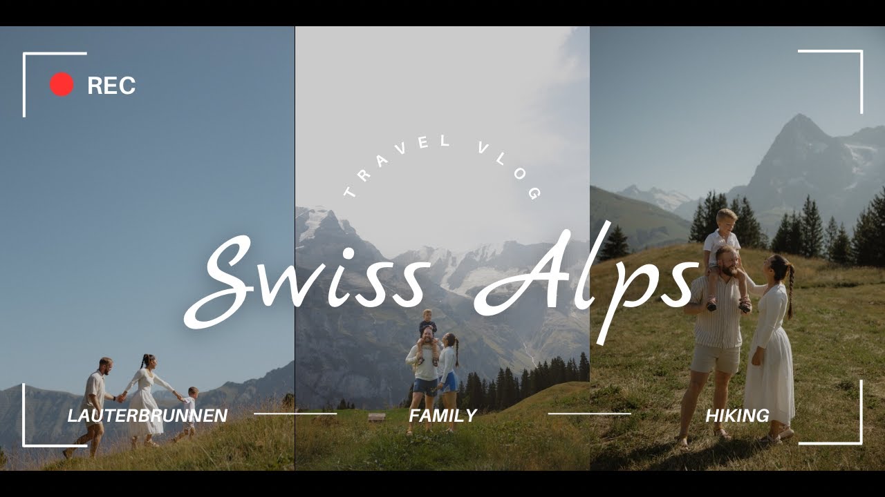 Family Travel Vlog 🇨🇭 Hiking the Alps with a kid part 1: Lauterbrunnen, Murren & Wengen, Switzerland