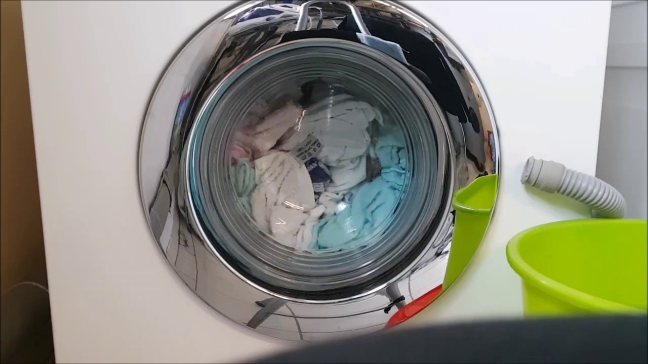 Miele W986 Novotronic, neue Stoßdämpfer Testlauf/ washing machine, new shock absorbers, Full Cycle