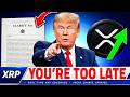 XRP NEWS TODAY: Clarity Act Bombshell—Why 1000 XRP Is a MUST Before July 4