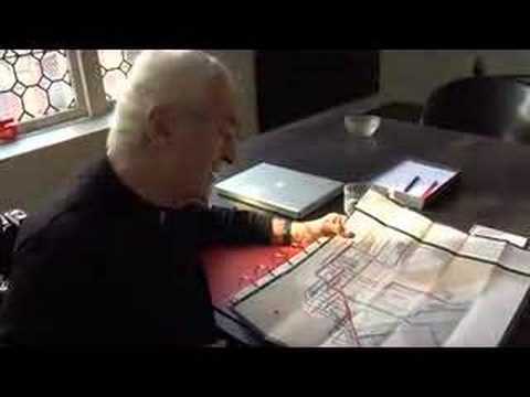 Massimo Vignelli and his 1972 NY Subway map