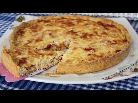 Киш Лорен - Классический французский пирог 🌟 Лоранский пирог 🌟 Quiche Lorraine  французская кухня