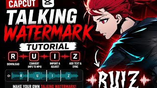 Make a Talking Watermark in CapCut! (FREE & EASY) | AI Voice Tutorial
