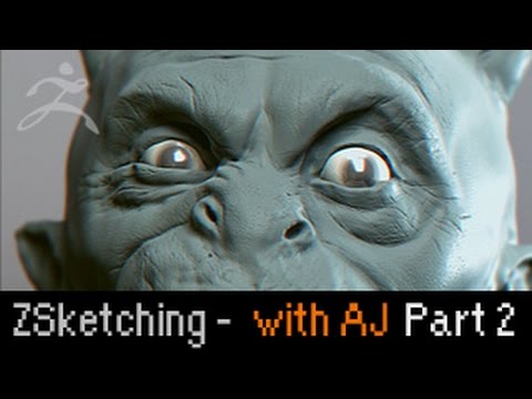 Zbrush Sketching: Crazy Demon with Anthony Jones (...