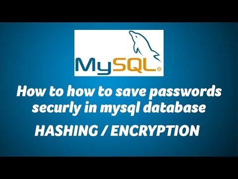 How to save password securely in Mysql database