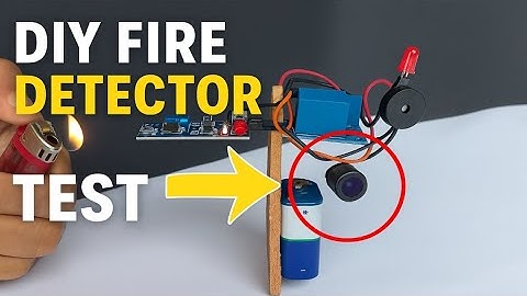 How to Make a Fire Alarm Without Arduino | Simple DIY Project | ir sensor project