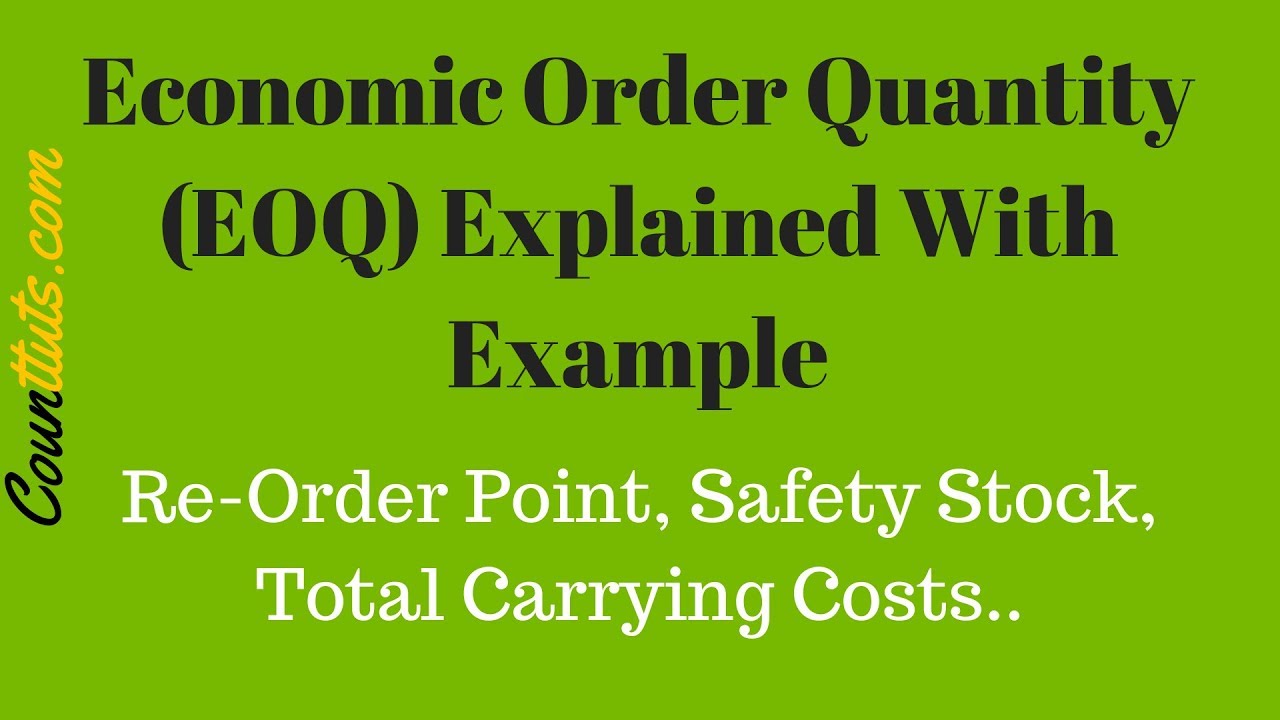literature review on economic order quantity