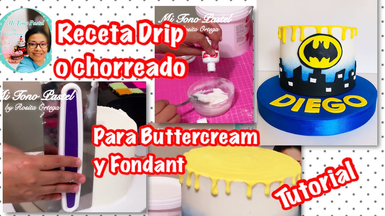 Chorreado para Buttercream y Fondant ( tutorial y decoración)