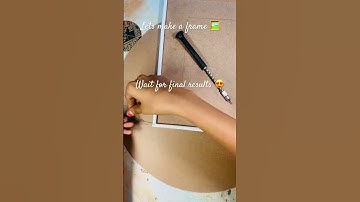 Photo frame using Paper Straws and Mdf board😍||#youtubeshorts #creativeart #diyideas #artncrafts