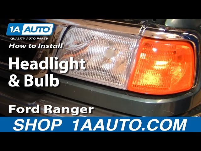 How To Replace Headlights 93 97 Ford Ranger 1a Auto