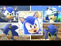 Sonic The Hedgehog's FUNNY ANIMATIONS in Smash Bros Ultimate (Drowning, Dizzy, & More!)