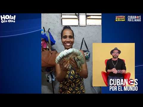 Otaola y sus seguidores envía donación de 2 mil dólares a madre cubana sumergida en la miseria