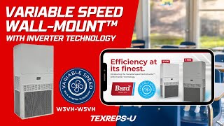 Bard Comfort Flex Exterior Wall-Mount with Inverter Technology — Advanced Climate Control