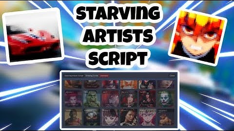 [NEW] Starving Artist Script | Auto Draw | EASY Robux Method