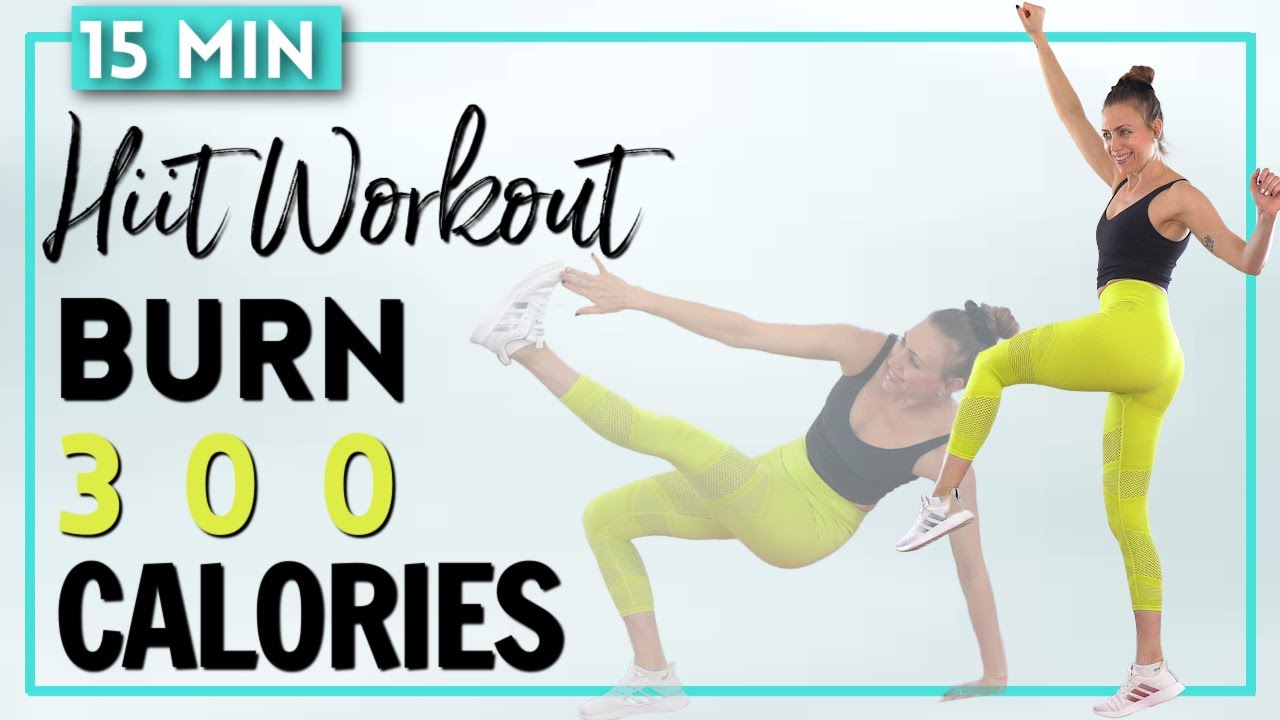 BURN 300 CALORIES with This 15-Minute Cardio Hiit Workout I HIIT ...
