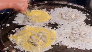 Three different methods of oyster omelet / 三種不同的蚵仔煎作法  Taiwanese Street Food