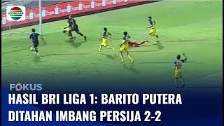 Hasil BRI Liga 1: Barito Putera Ditahan Imbang Persija Jakarta 2-2 | Fokus