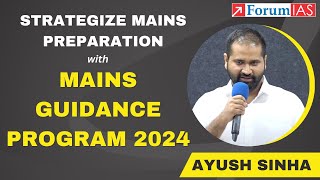 Strategize Your Mains Preparation With Mains Guidance Program 2024 | Session by Ayush Sinha screenshot 3