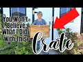 You Won't Believe What I did with this Crate !! / Trash to Treasure