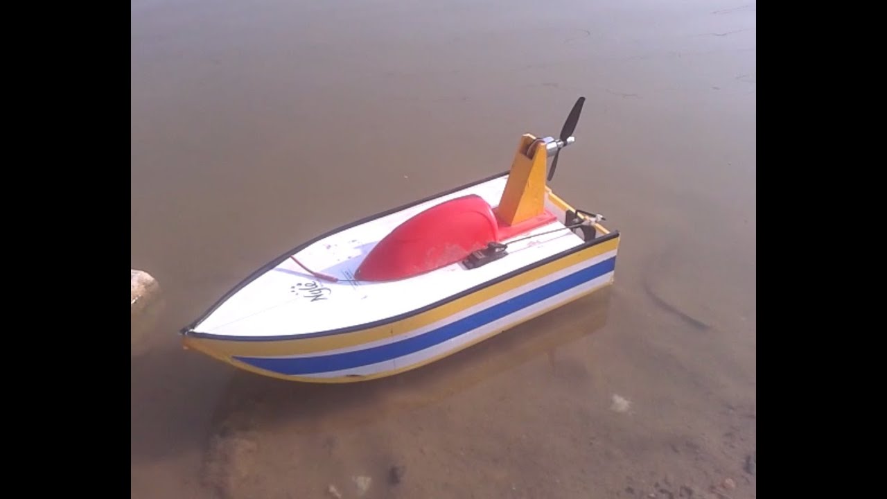homemade speed rc boat - youtube