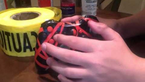 My first custom painted xbox 360 controller