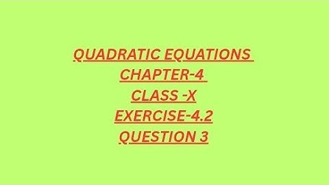 Find two numbers whose sum is 27 and the product is 182. Exercise -4.2 class x chapter -4