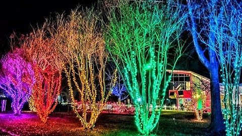 Trying a Christmas light show- xlight