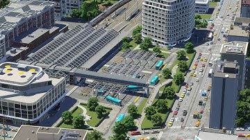 How to build a custom Transport Hub (Trains, Busses) in Cities Skylines 2