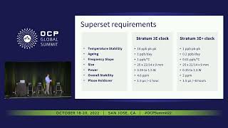 a specification of reference oscillator supporting many packet clocks