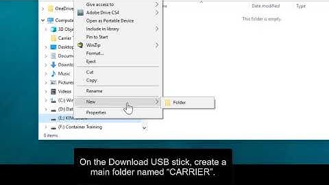 Loading Files to a USB Device