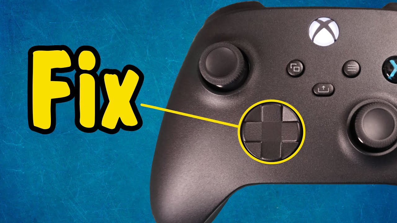 How to Fix the D-pad on an Xbox Controller  Repair Replace Stuck Sticky  Broken Dpad Series X S One 