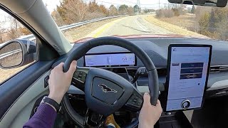 2021 Ford Mustang Mach-E - POV Test Drive (Binaural Audio) видео