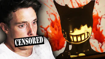 MAN PISSES HIMSELF AFTER JUMPSCARE - Bendy And The Ink Machine