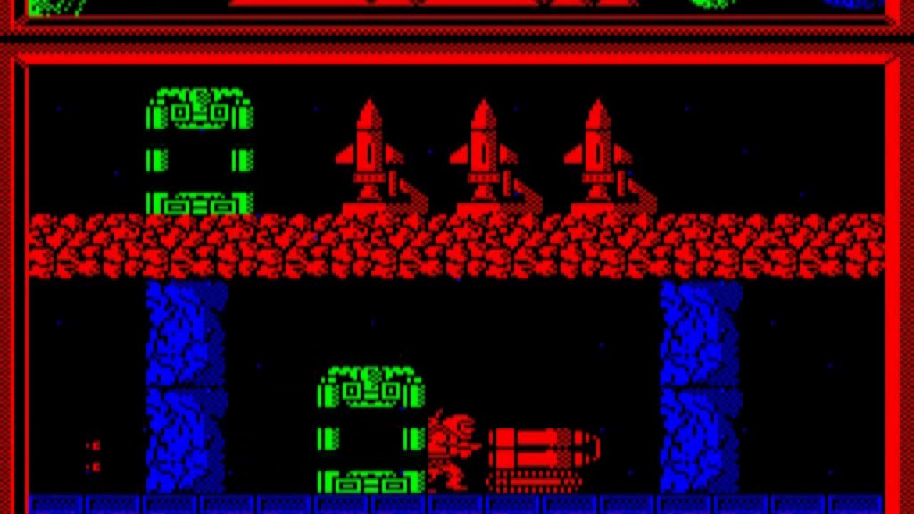 Электроника БК-0010, игра Exolon (BK-0010. Exolon SoF)