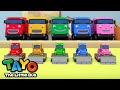 Colorful Heavy Equipment Songs Compilation🌈 | Learn Colors | Tayo Color Song | Tayo the Little Bus