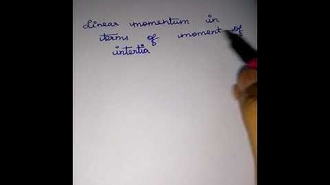 Derivation of moment of inertia and rotational kinetic energy