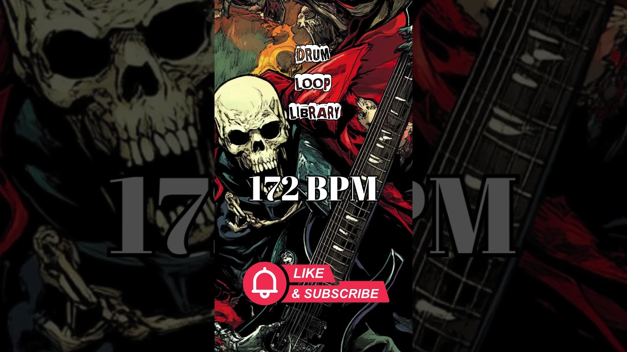 172 BPM Metal Drum Loop – Crushing Groove for Riff Writing